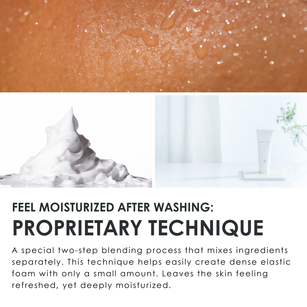 MINERAL CLAY FOAM -Foaming Mineral Cleanser- + FOAMING NET