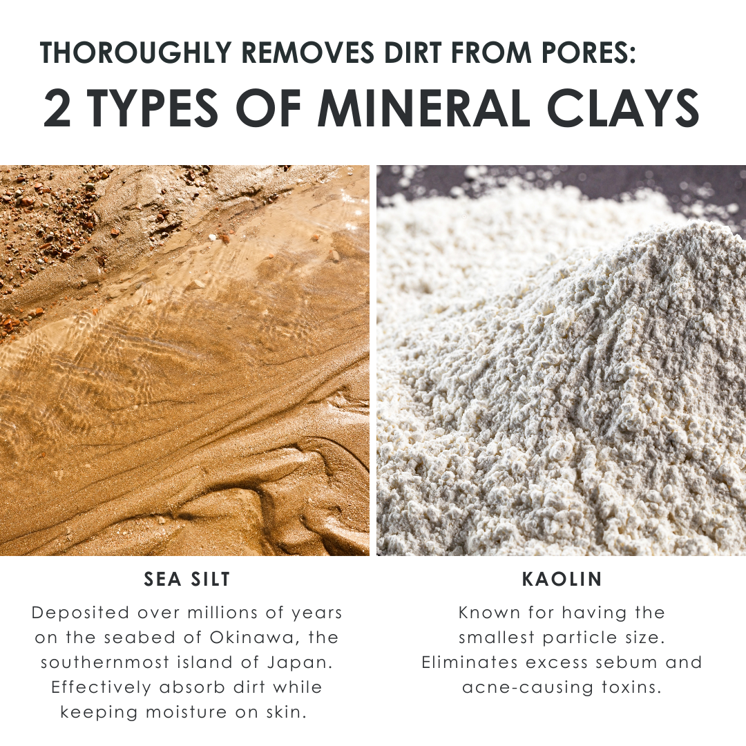 MINERAL CLAY FOAM  -Foaming Mineral Cleanser- + FOAMING NET
